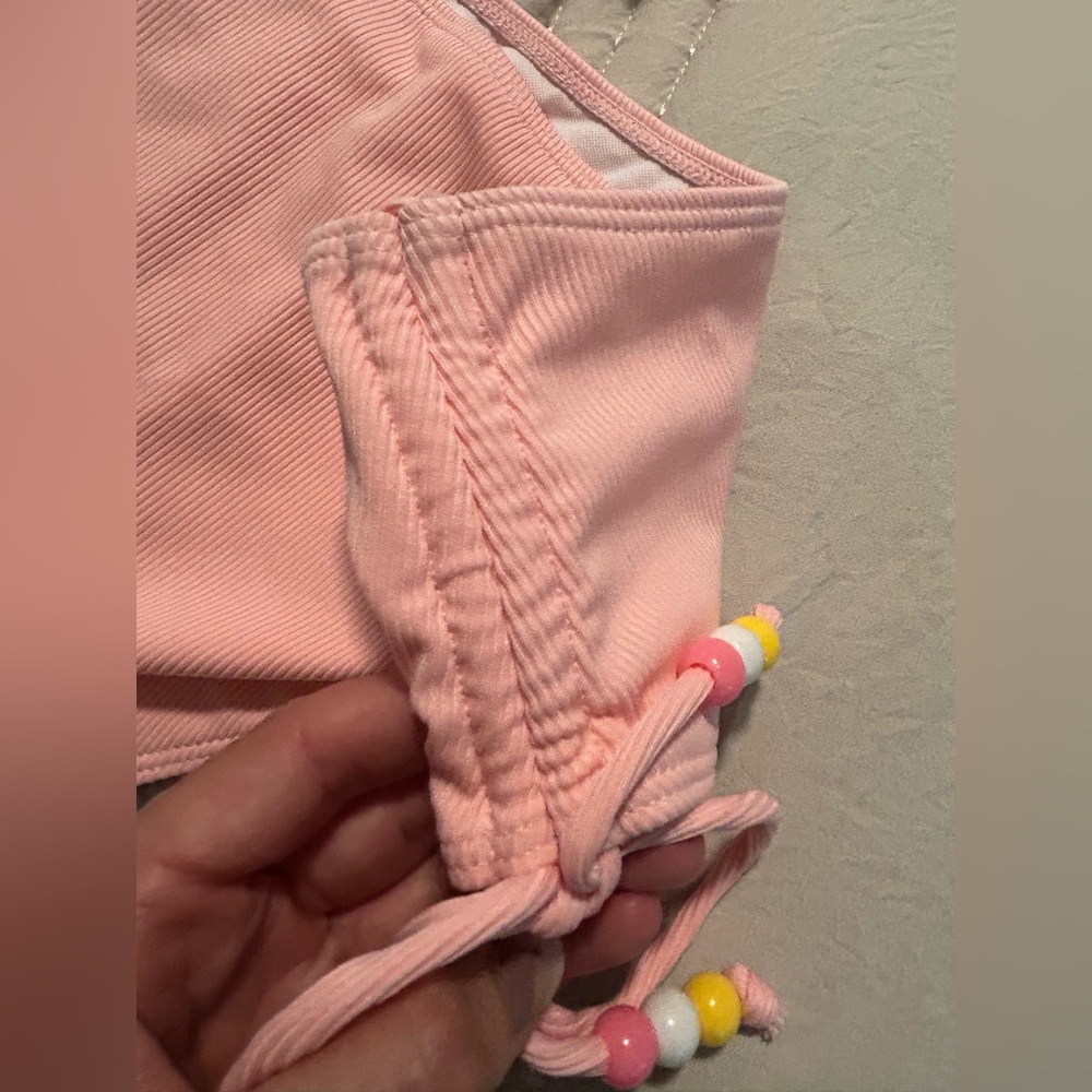 Pink Ruched Bikini Set - Picture 9 of 9